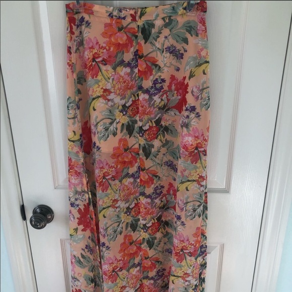 High waisted maxi floral skirt - Picture 9 of 9